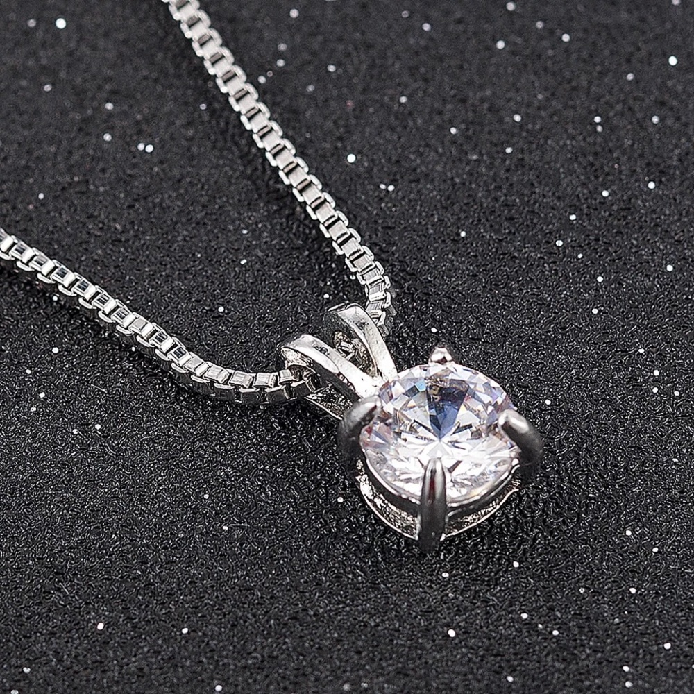 LAST ONE! silver diamond necklace ✰ - Picture 5 of 7